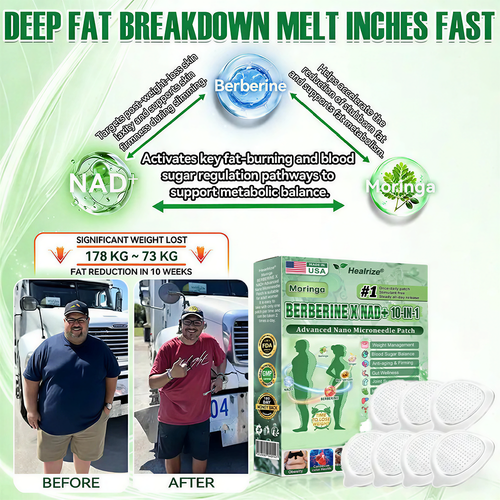 𝐎𝐟𝐟𝐢𝐜𝐢𝐚𝐥 𝐔𝐒 𝐒𝐭𝐨𝐫𝐞 🇺🇸  | 🧑‍⚕️Healrize® Moringa · Berberine × NAD+ 𝟏𝟎-𝐢𝐧-𝟏 𝐀𝐝𝐯𝐚𝐧𝐜𝐞𝐝 𝐍𝐚𝐧𝐨 𝐌𝐢𝐜𝐫𝐨𝐧𝐞𝐞𝐝𝐥𝐞 𝐏𝐚𝐭𝐜𝐡 — 𝐎𝐧𝐜𝐞 𝐃𝐚𝐢𝐥𝐲, 𝐕𝐢𝐬𝐢𝐛𝐥𝐞 𝐑𝐞𝐬𝐮𝐥𝐭𝐬 𝐢𝐧 𝟕 𝐃𝐚𝐲𝐬 - Ap