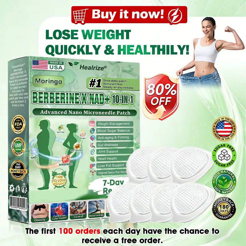 𝐎𝐟𝐟𝐢𝐜𝐢𝐚𝐥 𝐔𝐒 𝐒𝐭𝐨𝐫𝐞 🇺🇸  | 🧑‍⚕️Healrize® Moringa · Berberine × NAD+ 𝟏𝟎-𝐢𝐧-𝟏 𝐀𝐝𝐯𝐚𝐧𝐜𝐞𝐝 𝐍𝐚𝐧𝐨 𝐌𝐢𝐜𝐫𝐨𝐧𝐞𝐞𝐝𝐥𝐞 𝐏𝐚𝐭𝐜𝐡 — 𝐎𝐧𝐜𝐞 𝐃𝐚𝐢𝐥𝐲, 𝐕𝐢𝐬𝐢𝐛𝐥𝐞 𝐑𝐞𝐬𝐮𝐥𝐭𝐬 𝐢𝐧 𝟕 𝐃𝐚𝐲𝐬 - Ap
