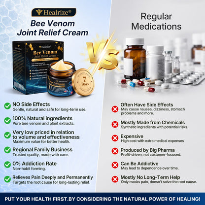 🎁Healrize® Bee Venom Joint Relief Cream 💪Targets stiff, sore joints in knees, hands, shoulders, back & more — so you can move easier every day
