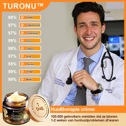 Turonu™ 7-daagse multi-effect alles-in-één huidverzorgingscrème (aanbevolen door de Nederlandse Vereniging voor Dermatologie en Venereologie - NVDV)👨‍⚕️⭐
