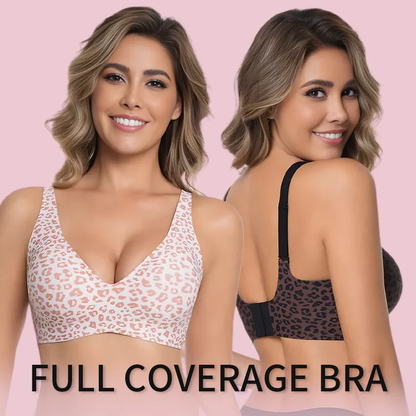 💪NESLEMY Women’s Wireless Deep V Push-Up Bralette - Aa